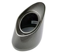 Akrapovic Carbon V-ec49 Muffler End Cap Black