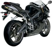 Akrapovic exhaust approved titanium slip-on Triumph Daytona 675 /R 2006-2012