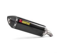 Akrapovic Exhaust Carbon Black Slip-on (Road Legal) Suzuki GSX-S 750 2017-2020