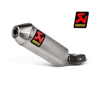 Akrapovic Slip-On Line Titanium Rear Silencer, silver