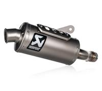AKRAPOVIC EXHAUST SLIP ON TITANIUM SILENCER FOR TRIUMPH SCRAMBLER 400 X / SPEED