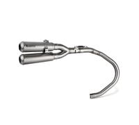 Akrapovic Exhaust Stainless Twin Conical Slip On Honda Monkey 125 2019 - 2024