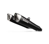 Akrapovic Exhaust Titanium Black Slip-On (Pair) (EC) Triumph Thruxton R 2016-20