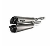 Akrapovic Exhaust Titanium Slip-On (Pair) (EC) Triumph Scrambler 1200 2019-2020