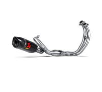 Akrapovic Exhaust Yamaha MT-07 FZ-07 2023 Racing Line System Carbon End Can