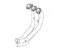 AKRAPOVIC HEADER KIT STAINLESS STEEL H-Y9R3