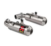 Akrapovic Line Titanium Homologated Slip On Muffler Silver Homologated