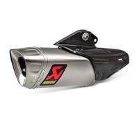 Akrapovic Line Titanium Yzf-r1 20 Ref:s-y10so18-haplt Not Homologated Slip On Muffler Black,Silver Not Homologated