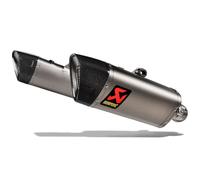AKRAPOVIC PAIR OF SLIP ON TITANIUM SILENCER FOR DUCATI HYPERMOTARD 698 MONO / RV