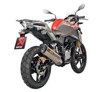Akrapovic Race/cf G310r Bmw Ref:s-b3r2-hrss Stainless Steel Not Homologated Full Line System Silver Not Homologated