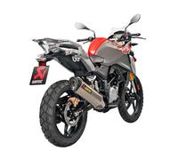 Akrapovic Race/cf G310r Bmw Ref:s-b3r2-hrss Stainless Steel Not Homologated Full Line System Silver Not Homologated