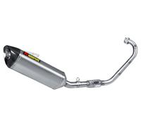 Akrapovic Racing-Line exhaust system with EG-BE K/A 1-1 TI - MT-125/YZF-R125 14-16