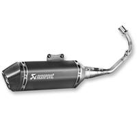 Akrapovic Racing Line Full System Exhaust - Black Stainless Steel S-VE125R2-HZBL