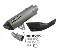 Akrapovic S-B4SO2-HRT Slip-On Scooter - Titanium Muffler titanium