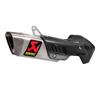 Akrapovic S-D12SO9-HAPT Slip-On Line Exhaust - Titanium Muffler titanium