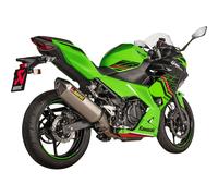 Akrapovic S-K4SO7-HRT Slip-On Single Muffler - Titanium