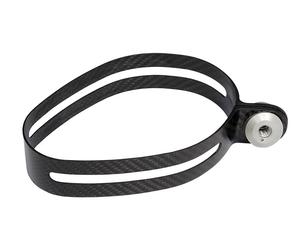 Akrapovic shock bracket for carbon shock