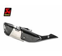AKRAPOVIC SILENCER SLIP ON TITANIUM BLACK LOGO FOR SUZUKI GSX-S 1000 / F 2015-20