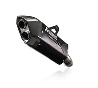 Akrapovic Slip-On Line Titanium Black Rear Silencer, black