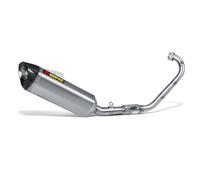 Akrapovic Slip-On Racing Line Titanium Exhaust System, silver