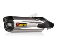 AKRAPOVIC TITANIUM APPROVED SLIP-ON EXHAUST SILENCER FOR KAWASAKI NINJA H2 SX 20