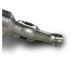 Akrapovic Titanium Cat Replacement Pipe APRILIA RSV 4 09-14