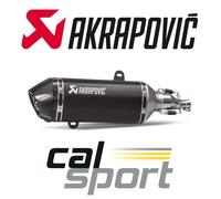 Akrapovic VESPA GTS 125 2020 20 Satin Black + Carbon Road Legal Exhaust Silencer