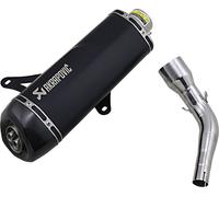 Akrapovic Vespa GTS300 2008-2020 Black + Carbon Road Legal Exhaust Silencer