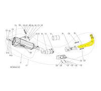 Akrapovic Yamaha T-max 530 12-19 H-y5r1 Manifold