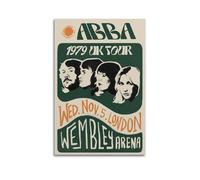 AKRHARWB ABBA Poster Wall Art Cover Room Vintage Elegant Poster Decorative Painting for Living Room Bed Room Aesthetic Poster 12x18inch(30x45cm) Unframe-style