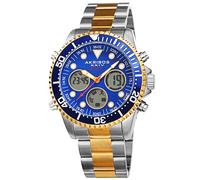 Akribos Men's Gilded Abyss 44mm Smart Quartz Diver Akribos Multicolor One Size