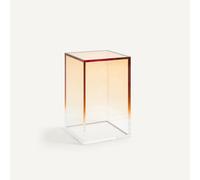 Akrili Gradient Acrylic End Table Amber Honey