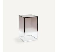 Akrili Gradient Acrylic End Table Smoked Grey
