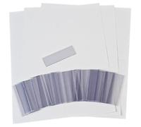 Akro-Mils 29301 Clear Label Holder and Labels for 30210, 30220 and 30224 AkroBins and all ShelfMax Shelf Bins, Pack Of 25