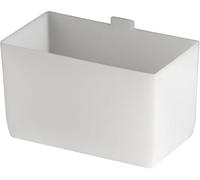Akro-Mils 30102 2-3/4-Inch by 5-Inch by 3-Inch Large Bin Cup for Shelf Bins, White, 24-Case