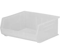 Akro-Mils 30270 AkroBins Plastic Storage Bins, Space-Saving Stackable Bins for Garage, Pantry, Craft Organization, 45.72 cm x 40.64 cm x 27.94 cm, Clear, 3-Pack