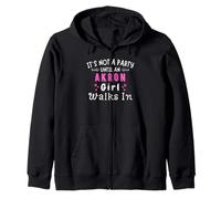 Akron Girl Walks In Party Ohio Midwest Midwesterner Zip Hoodie