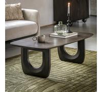 Akron Mango Wood Coffee Table Brown