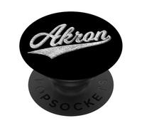 AKRON OHIO VARSITY SCRIPT CLASSIC SPORTS JERSEY STYLE PopSockets Adhesive PopGrip