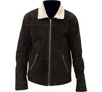 Aksah Fashion Men's Andrew Lincoln Walking Dead Rick Grimes Suede Leather Jacket