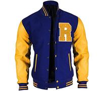 Aksah Fashion Riverdale Jacket Archie Andrews KJ APA R Logo Bomber Wool Jacket | Liberty High School Tigers Letterman Varsity Jacket