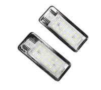 AKSDYIR Car rear license plate lights Compatible With A3 S3 2004-2012 For A4 S4 B6 B7 2001-2008 For A6 C6 S6 2005-2009 2pcs Car Number Light License Plate Lamp