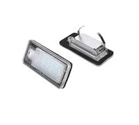 AKSDYIR Car rear license plate lights Compatible With A4/S4 B7 (RE/8H) 2005-2008 A6/C6 (4F) 2005-2009 S6 2005-2009 Q7 2007-2009 Car License Plate Light Bulbs Accessories