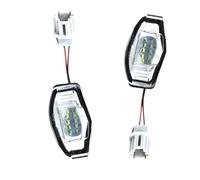 AKSDYIR Car rear license plate lights Compatible With Acura For MDX 2007-2013 For TSX 2004-2014 For RDX 2013-2018 2Pcs Car License Plate Light Number Lamp 12V HO2875100