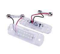 AKSDYIR Car rear license plate lights Compatible With Benz For M-Class ML W163 Facelifted/lci 2001 2002 2003 2004 2005 2PCS Car License Plate Lights A1638200066 1638200066
