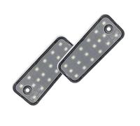 AKSDYIR Car rear license plate lights Compatible With Hyundai For Santa Fe DM 2013 2014 2015 2016 2017 2018 2Pcs License Plate Light Car Number Lamp 92501-2W000