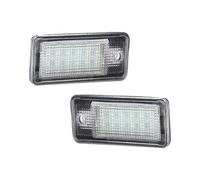 AKSDYIR Car rear license plate lights Compatible With Q7 2007-2009 A3/S3 2004-2012 A3 Cabriolet 2008-2009 A4/S4 B6(8E/8H) 2001-2005 Number Plate Light License Plate Lamp