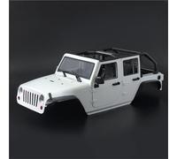 AKSDYIR Rc Car Parts For Axial For SCX10 For Wrangler For Rubicon For TRX4 For GEN8 1/10 Convertible Hard Body Kit 313mm Wheelbase Upgrade RC Crawler Car Parts(White)