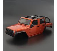 AKSDYIR Rc Car Parts For Axial For SCX10 For Wrangler For Rubicon For TRX4 For GEN8 1/10 Convertible Hard Body Kit 313mm Wheelbase Upgrade RC Crawler Car Parts(Orange)