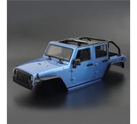 AKSDYIR Rc Car Parts For Axial For SCX10 For Wrangler For Rubicon For TRX4 For GEN8 1/10 Convertible Hard Body Kit 313mm Wheelbase Upgrade RC Crawler Car Parts(Blue)